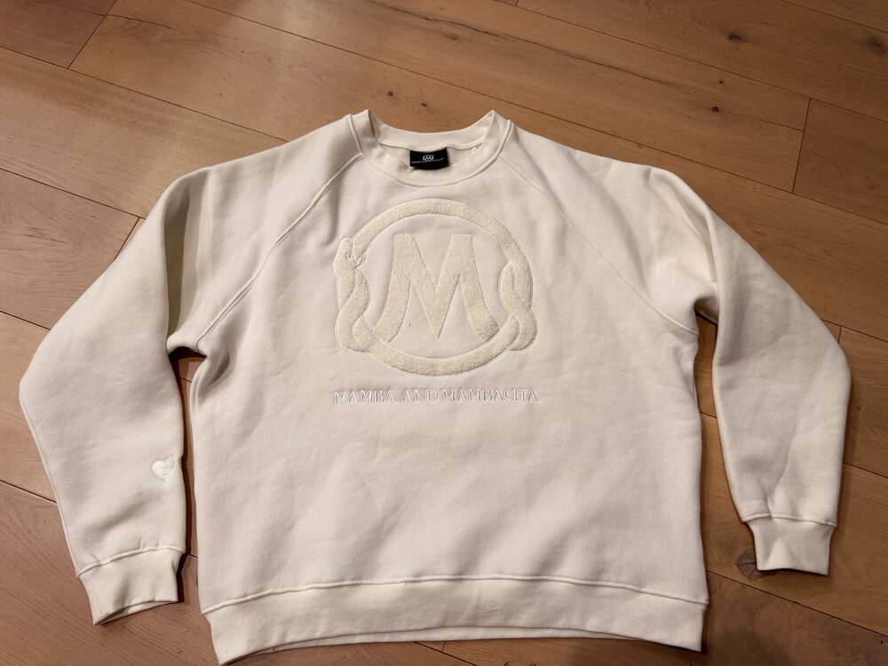 Mamba and Mambacita Foundation Classic Crew Sweater, Cream